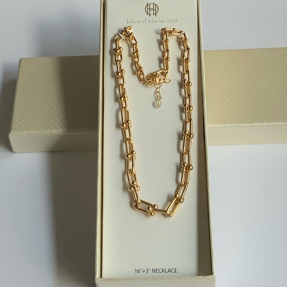 House of Harlow 1960 Jewelry - House Of Harlow 1960 Gold Chain Necklace